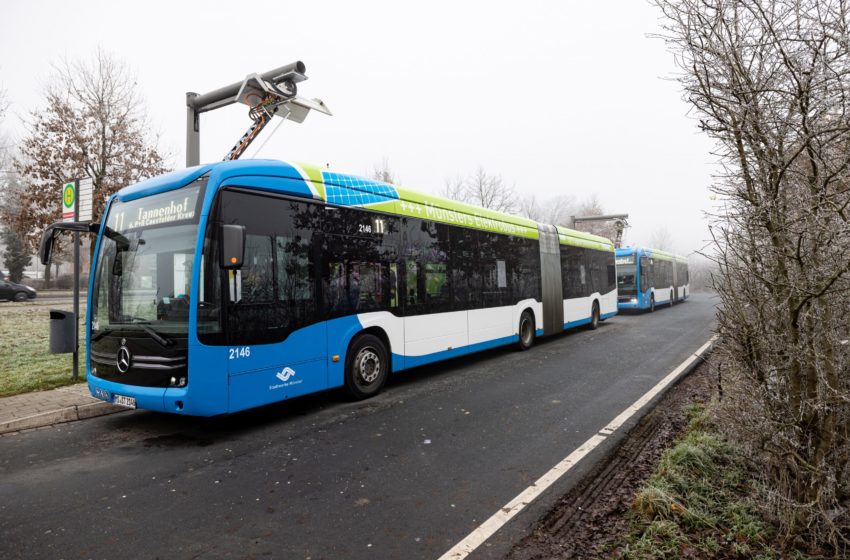  Münster: Stadtwerke erweitern E-Bus-Flotte