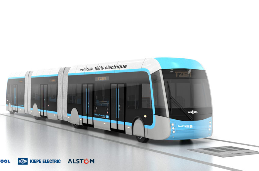  24 m lange Doppelgelenk-E-Busse für Paris