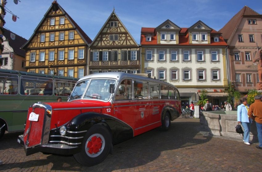  8. Internationales Oldtimer-Bus-Treffen in Bad Mergentheim