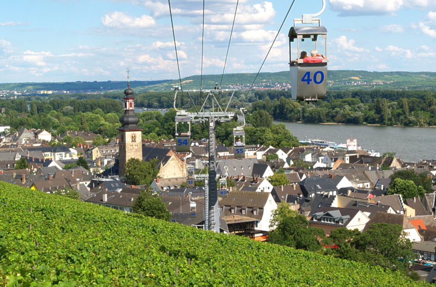  Rüdesheim: Seilbahn empfängt wieder Gäste