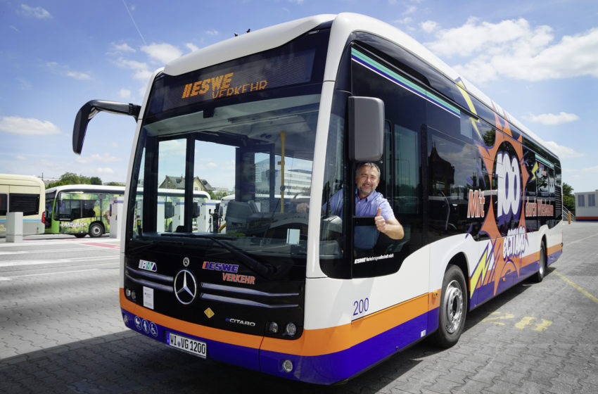 ESWE Verkehr: 100. E-Bus erhalten