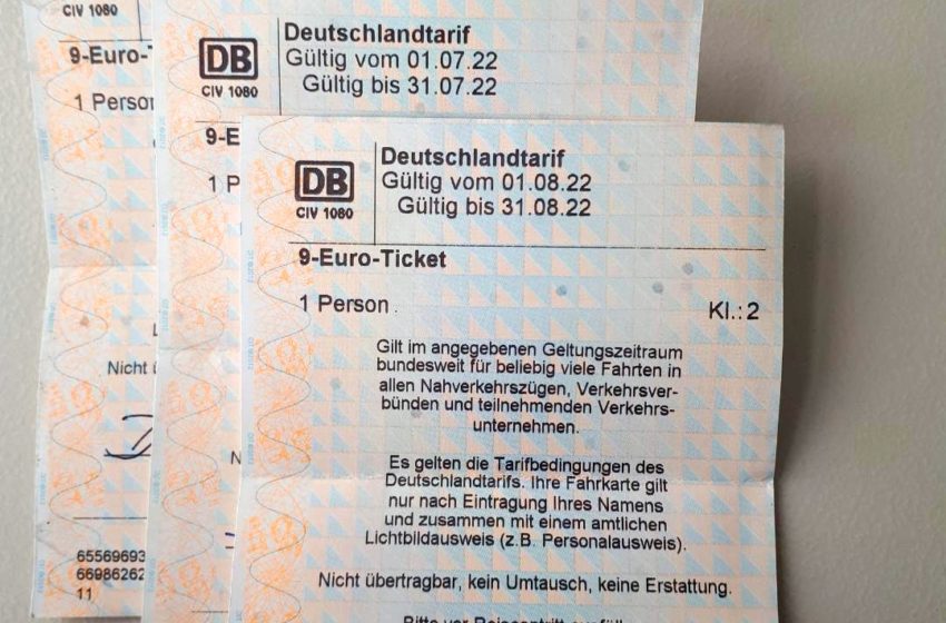  Bilanz: Rund 52 Mio. verkaufte 9-Euro-Tickets
