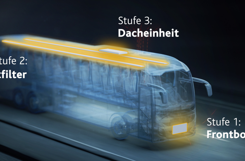  Neue antivirale Filter für Omnibusse