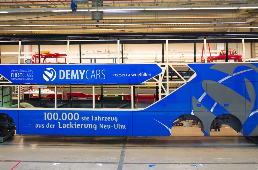  Daimler-Jubiläum: 100.000 lackierte Busse