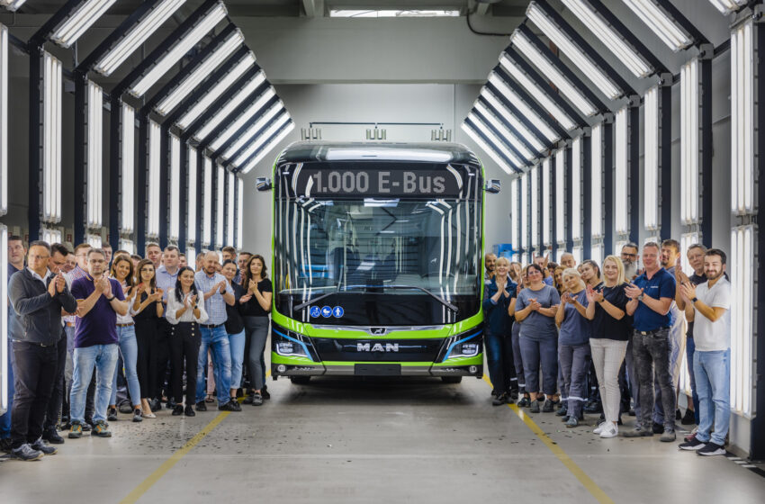  MAN feiert den 1.000. Lion’s City E