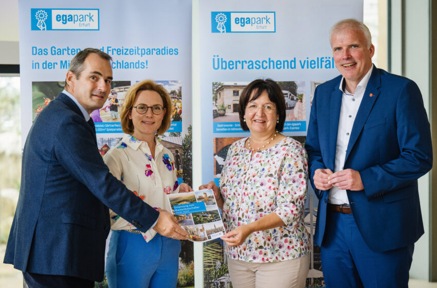  Egapark Erfurt ist neuer Markenbotschafter Thüringens