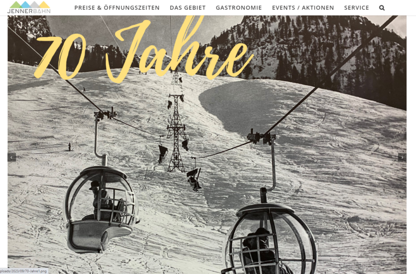  Die Jennerbahn feiert ihren 70zigsten