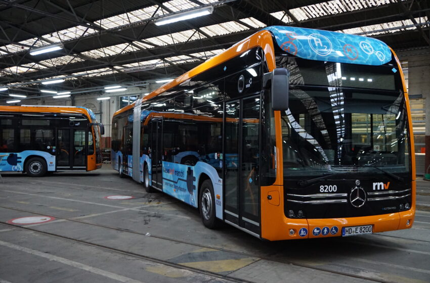  rnv: Erster eCitaro mit Range Extender auf der Straße