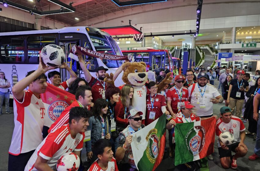  MAN: FC Bayern-Bus als Messe-Highlight in Mexiko