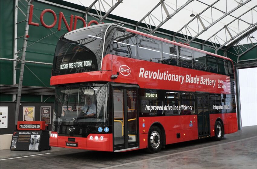  Neuer Doppeldecker BYD BD11 für London
