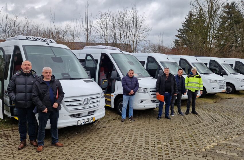  OV Steinborn: 14 Sprinter-Kleinbusse nach Kroatien verkauft