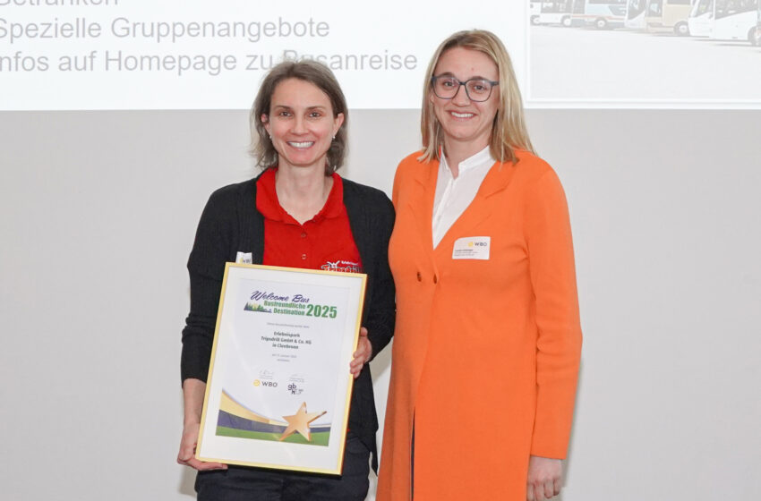  Tripsdrill erhält Preis als busfreundliche Destination
