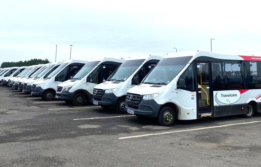  15 Mellor Strata Hochflurbusse für Lancashire County Council