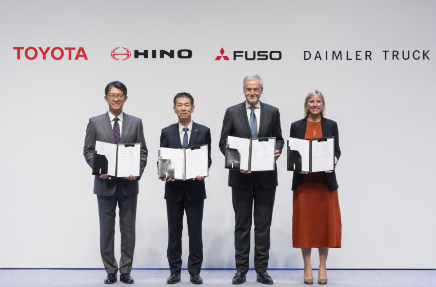  Aus Mitsubishi Fuso und Hino Motors wird eins…