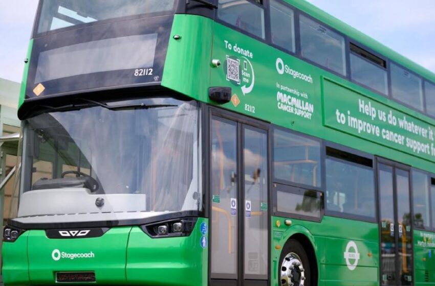  Stagecoach: Werbung für die Krebsvorsorge