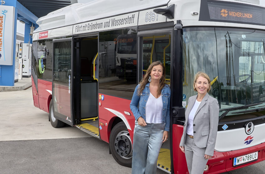  Wiener Linien präsentieren neue Wasserstoff-E-Busflotte