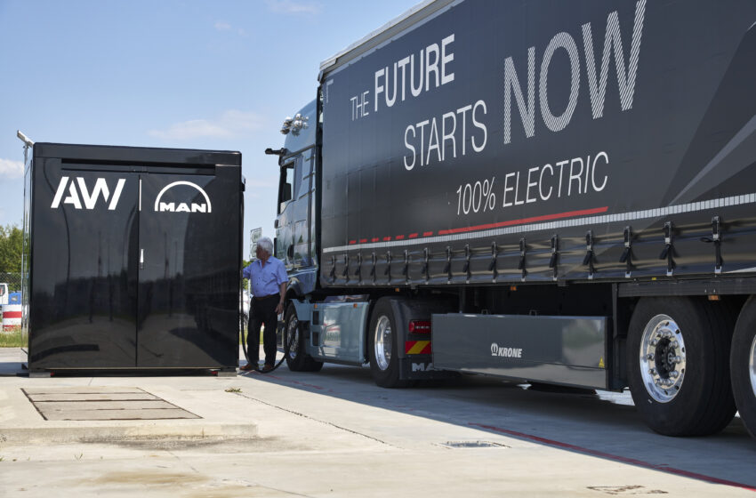  Portable Batteriespeicher und Ladelösung für MAN-Kunden