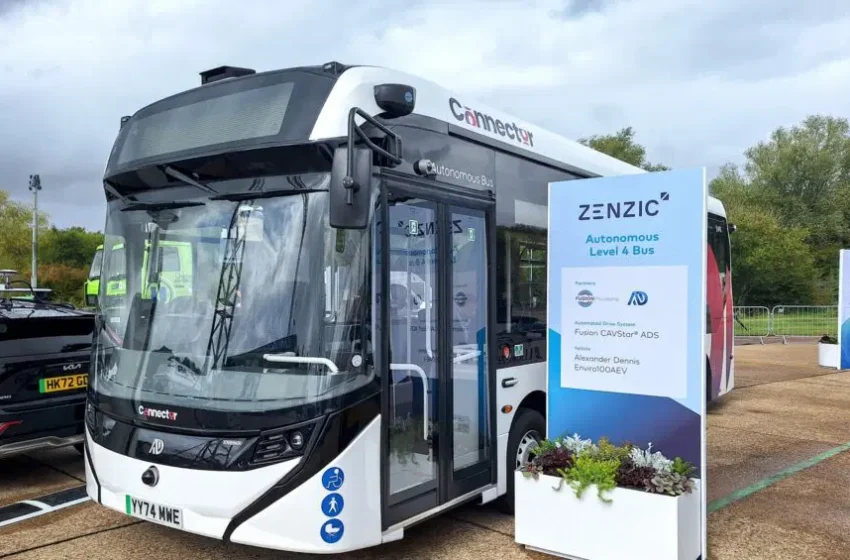  Alexander Dennis: Autonomer Elektrobus Enviro100AEV vorgestellt
