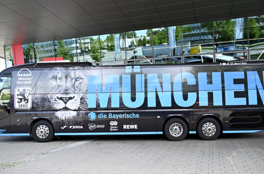  TSV 1860 München bekommt neuen MAN-Clubbus