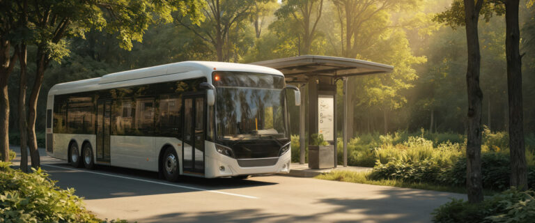 Bild vom Öko-Bus Greenwashing