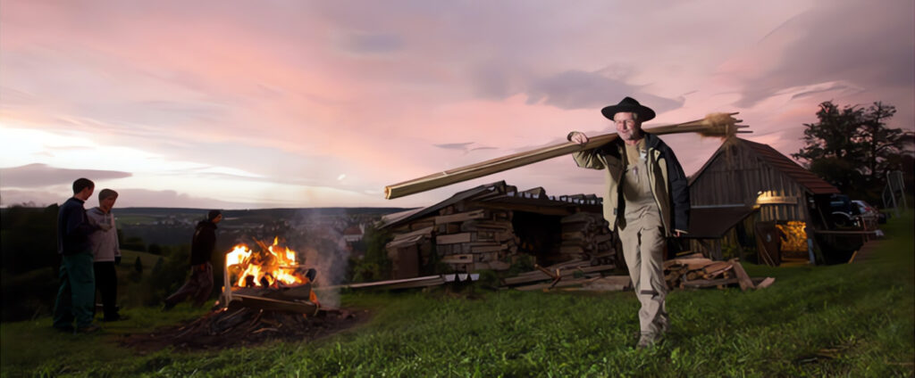Traditionelle Licht- und Feuerbräuche im Süden Deutschlands
