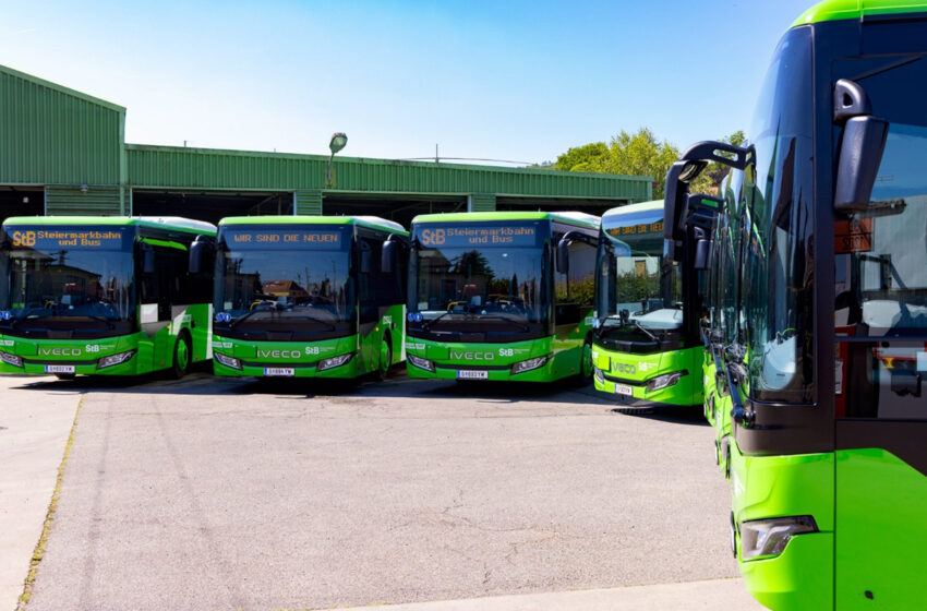  Steiermarkbahn erhält 23 neue Busse für das regionale Vulkanland-Netz
